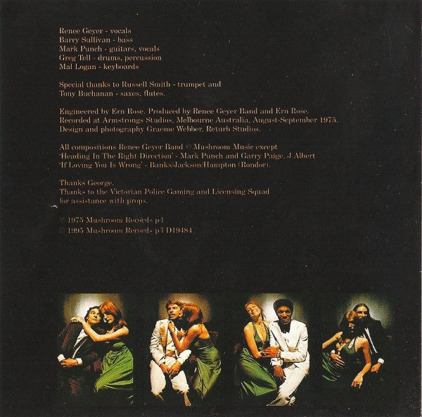 Renée Geyer Band* : Ready To Deal (CD, Album, RE)