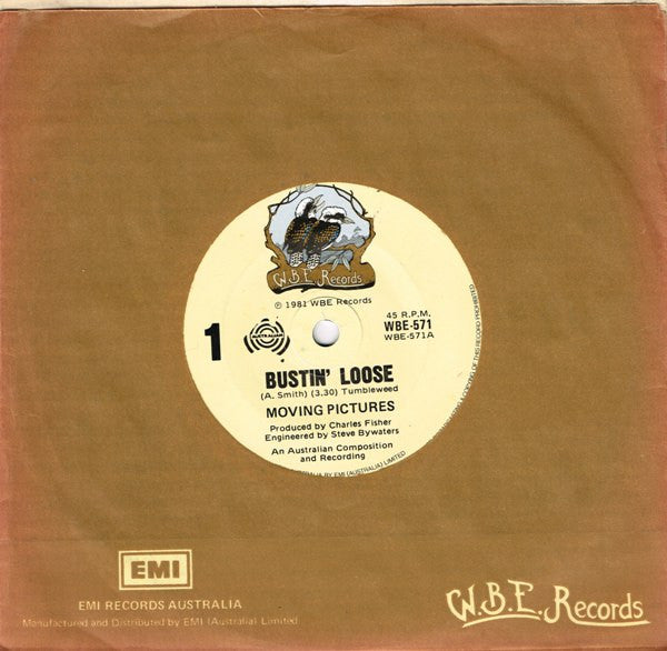 Moving Pictures (2) : Bustin' Loose (7", Single)