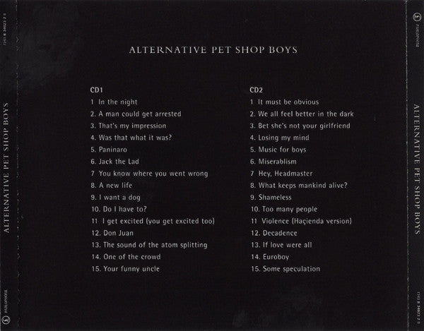 Pet Shop Boys : Alternative (2xCD, Album, Comp + Box, Ltd)