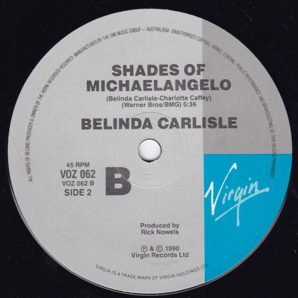 Belinda Carlisle : Summer Rain (7", Single)