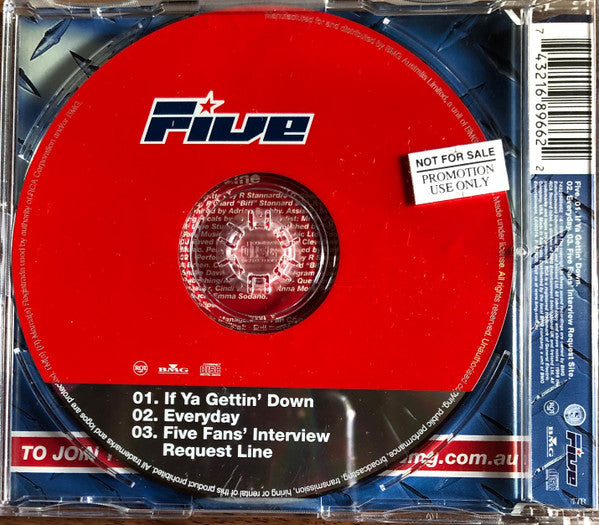 Five : If Ya Gettin' Down (CD, Single, Ltd)