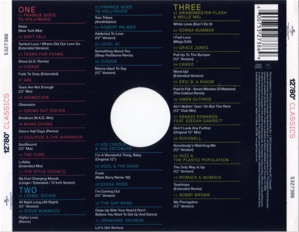 Various : 12"/80s Classics (3xCD, Comp)