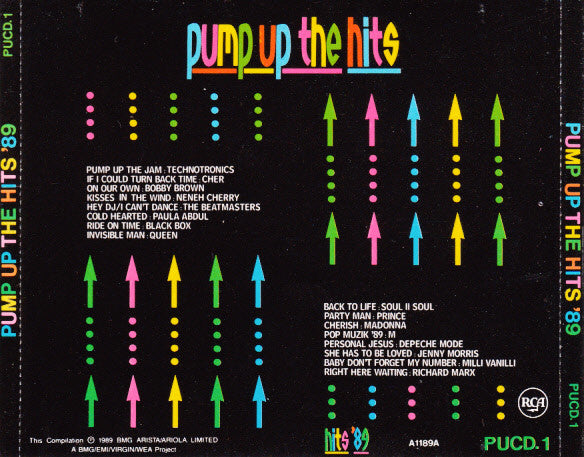 Various : Pump Up The Hits '89 (CD, Comp)