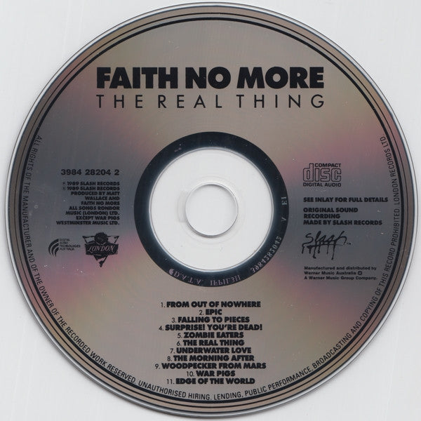 Faith No More : Angel Dust / The Real Thing (CD, Album, RE + CD, Album, RE + Comp)