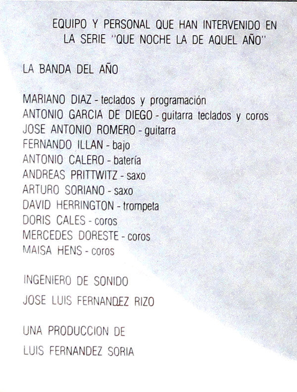 Miguel Ríos Con La Banda Del Año : ¡Qué Noche La De Aquel Año! (2xLP, Album)
