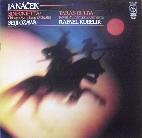 Leoš Janáček, Chicago Symphony Orchestra, Seiji Ozawa, Royal Philharmonic Orchestra, Rafael Kubelik : Sinfonietta • Taras Bulba (LP, Comp, RE)