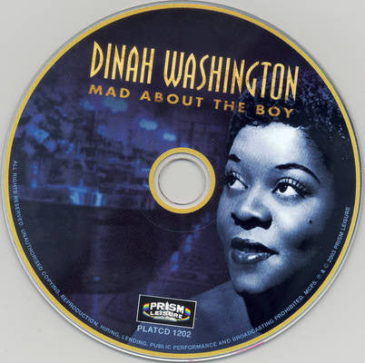 Dinah Washington : Mad About The Boy (CD, Comp)