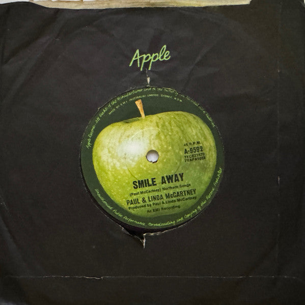 Paul & Linda McCartney : Eat At Home / Smile Away (7", Single)