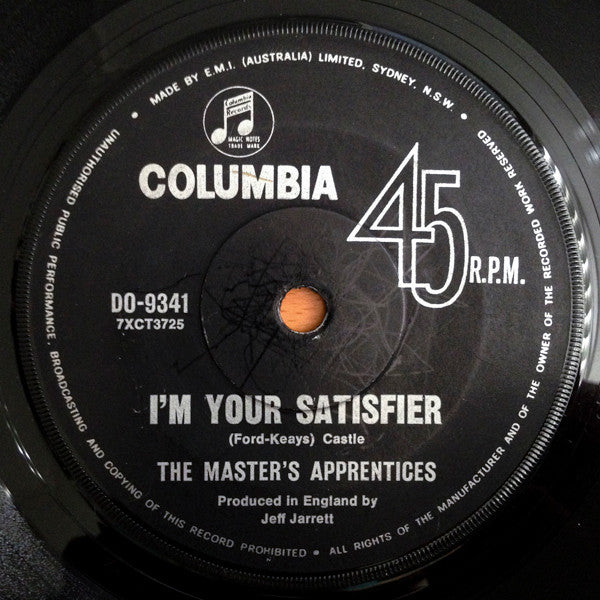 The Master's Apprentices : Because I Love You (7")