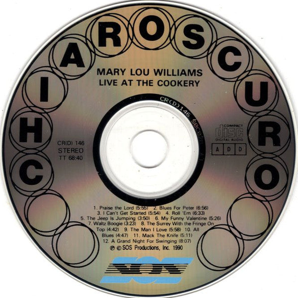 Mary Lou Williams : Live At The Cookery (CD, Album, RE, RM)