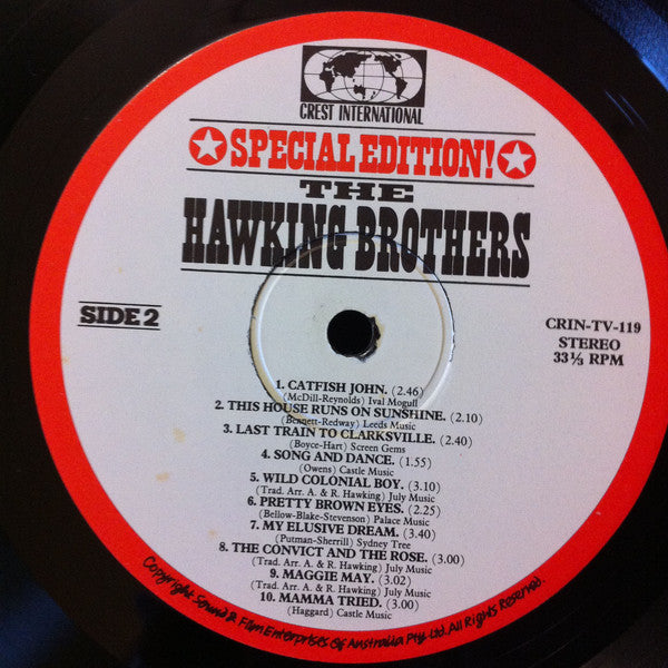 The Hawking Brothers : Special Edition (LP, Album, Gat)