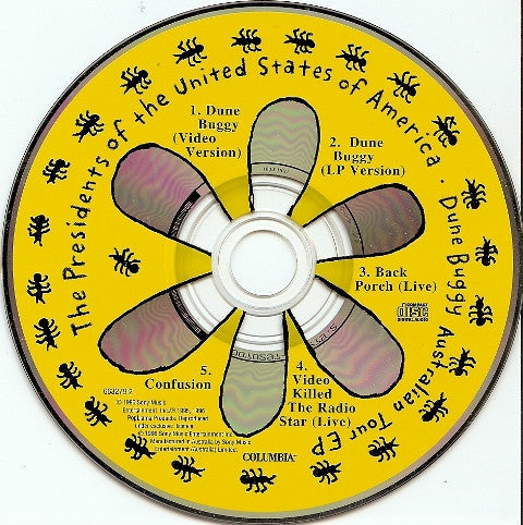 The Presidents Of The United States Of America : Dune Buggy - Australian Tour EP (CD, EP, Dig)