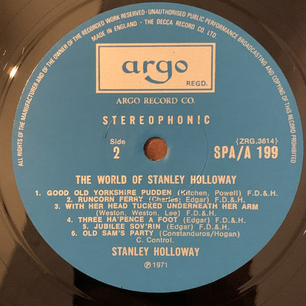 Stanley Holloway : The World Of Stanley Holloway (LP)