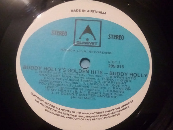 Buddy Holly : Buddy Holly's Golden Hits (LP, Comp, Gat)