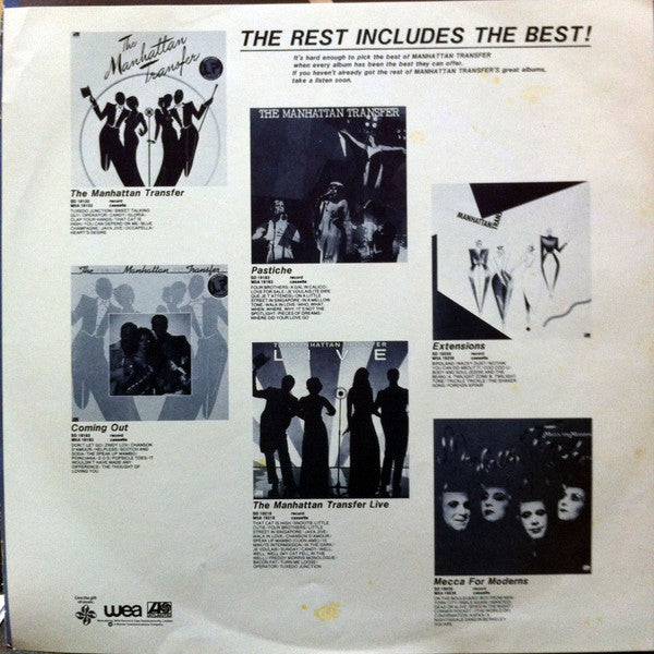 The Manhattan Transfer : The Best Of The Manhattan Transfer (LP, Comp)