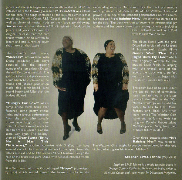 The Weather Girls : Success (CD, Album, RE, RM)