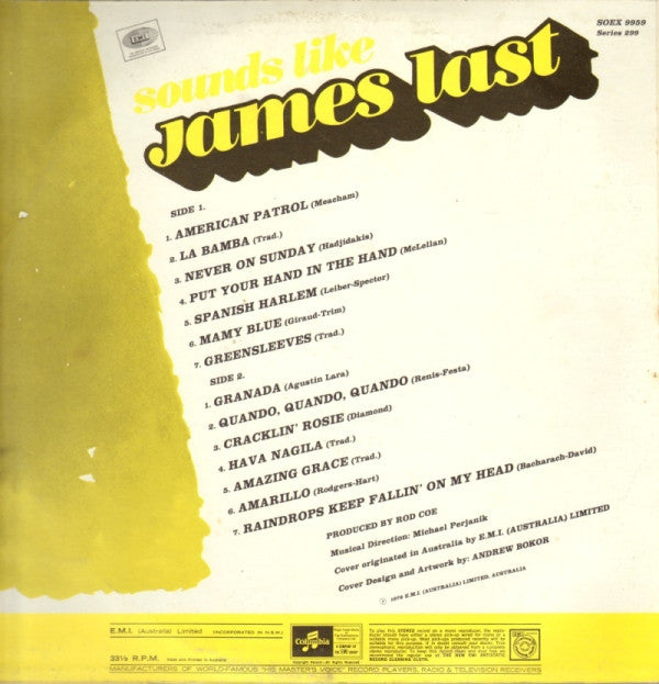 Unknown Artist : Sounds Like James Last (LP)