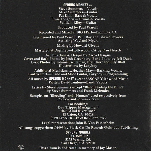 Sprung Monkey : Situation Life (CD)