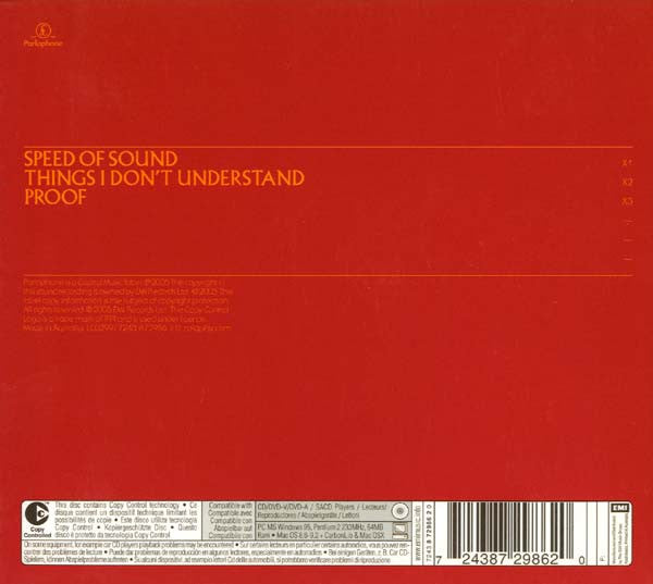 Coldplay : Speed Of Sound (CD, Single, Copy Prot., Dig)