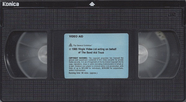 Various : Video Aid - The Feed The World Compilation (VHS, Comp, PAL)