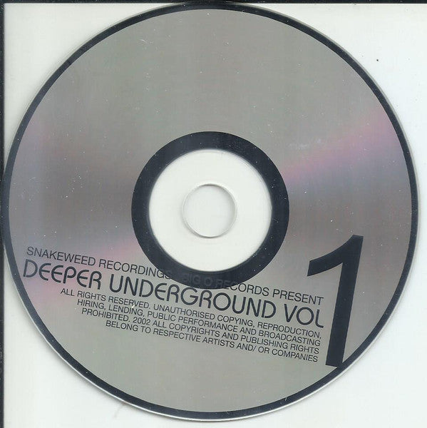 Various : Snakeweed Recording, Big O Present Deeper Underground Vol.1 (CD, Comp)