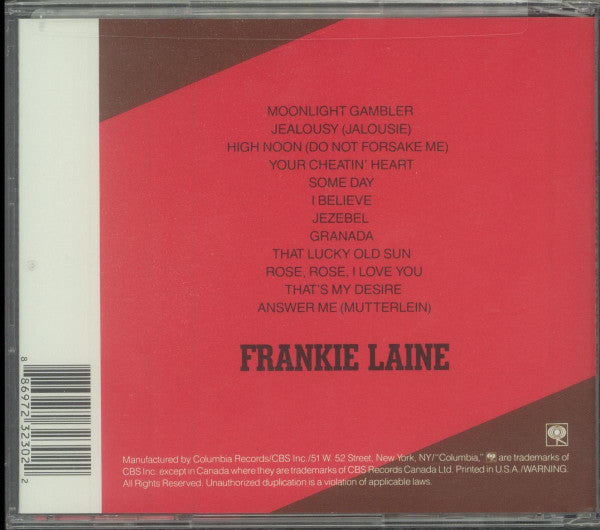 Frankie Laine : Frankie Laine's Greatest Hits (CD, Comp)