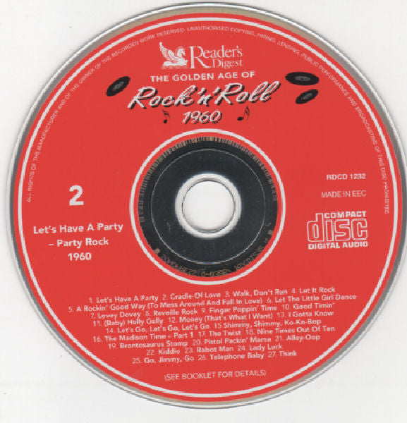 Various : The Golden Age Of Rock 'n' Roll - 1960 (3xCD, Comp)