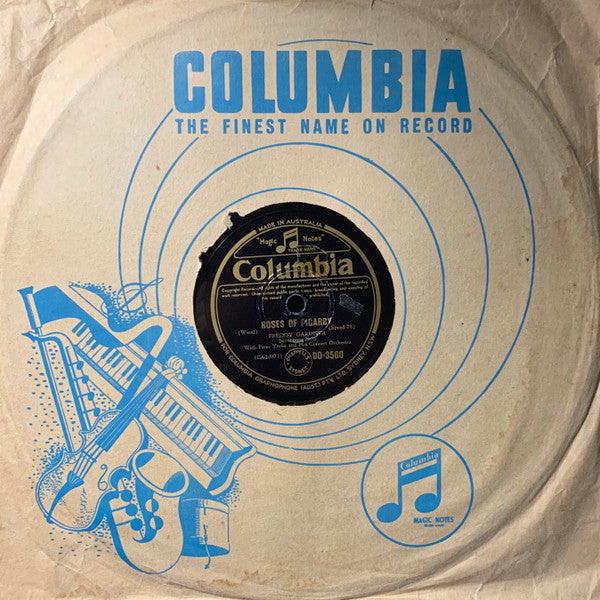 Freddy Gardner With Peter Yorke And His Concert Orchestra : Roses Of Picardy / These Foolish Things (Shellac, 10")