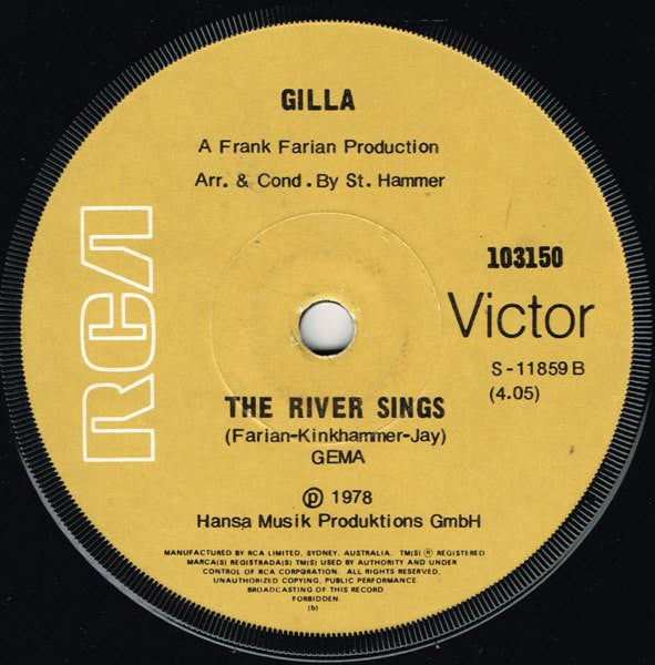 Gilla : Bend Me Shape Me (7")