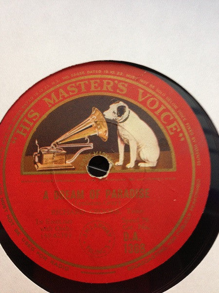 Richard Crooks (2) : O Song Divine / A Dream Of Paradise (Shellac, 10")