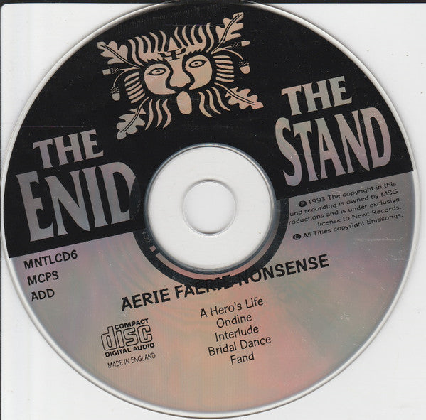 The Enid : Aerie Faerie Nonsense (CD, Album, RE)