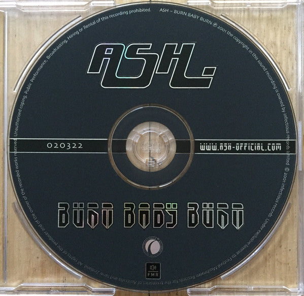 Ash : Burn Baby Burn (CD, Single)