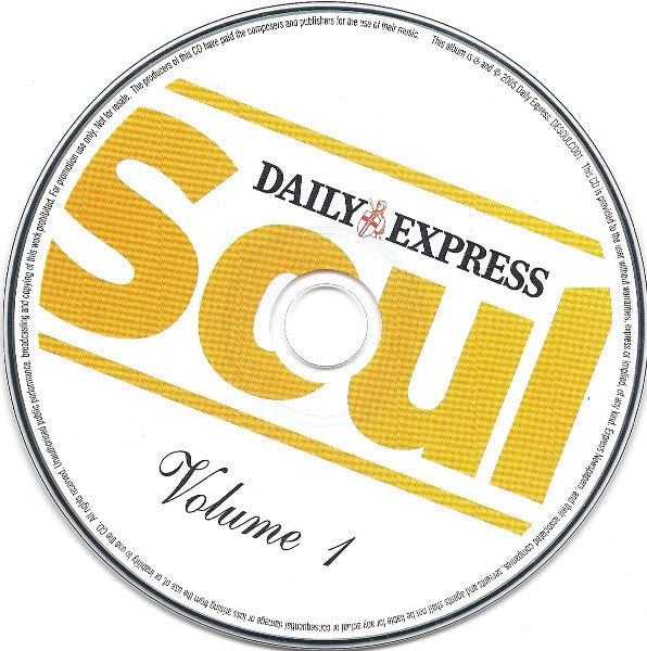 Various : Soul Volume 1 (CD, Comp, Promo)