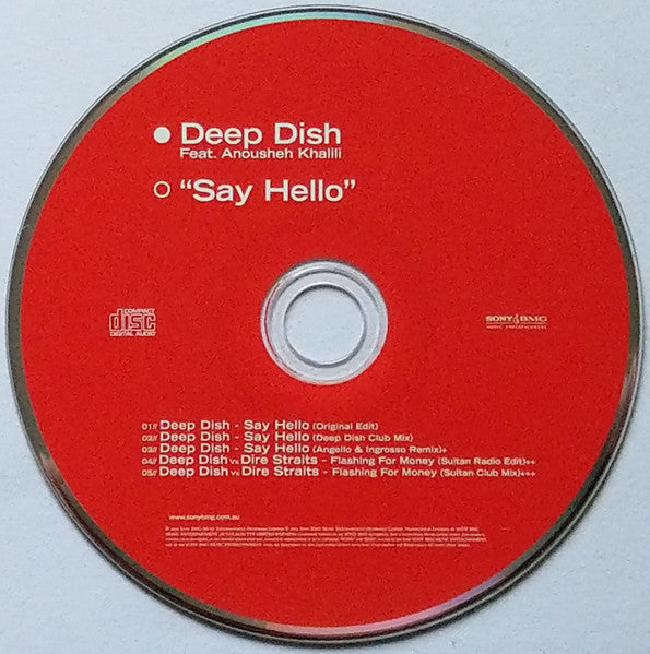 Deep Dish Feat. Anousheh Khalili : Say Hello (CD, Single)
