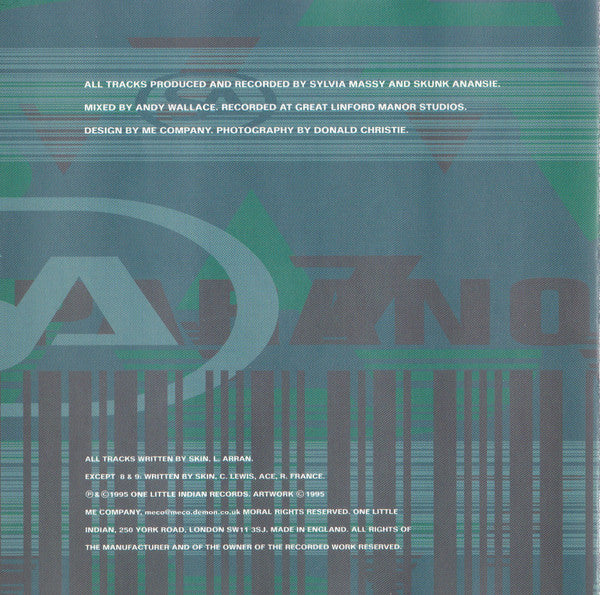 Skunk Anansie : Paranoid & Sunburnt (CD, Album)