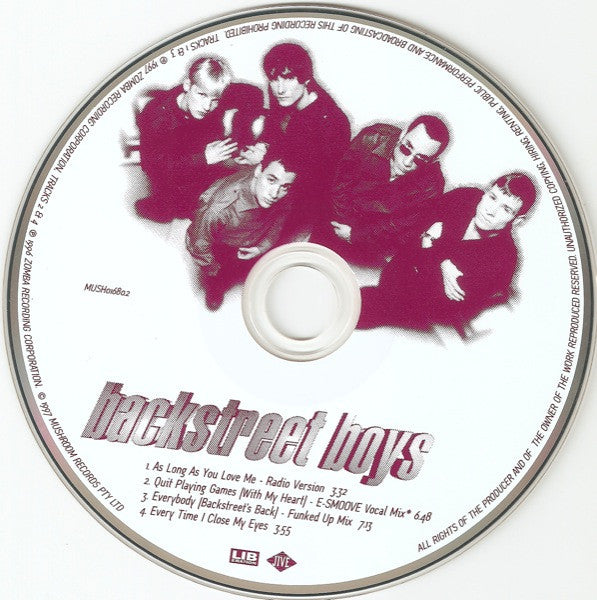 Backstreet Boys : As Long As You Love Me (CD, Single)