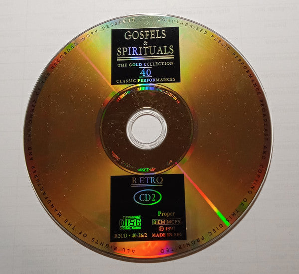Various : Gospels & Spirituals (2xCD, Comp)