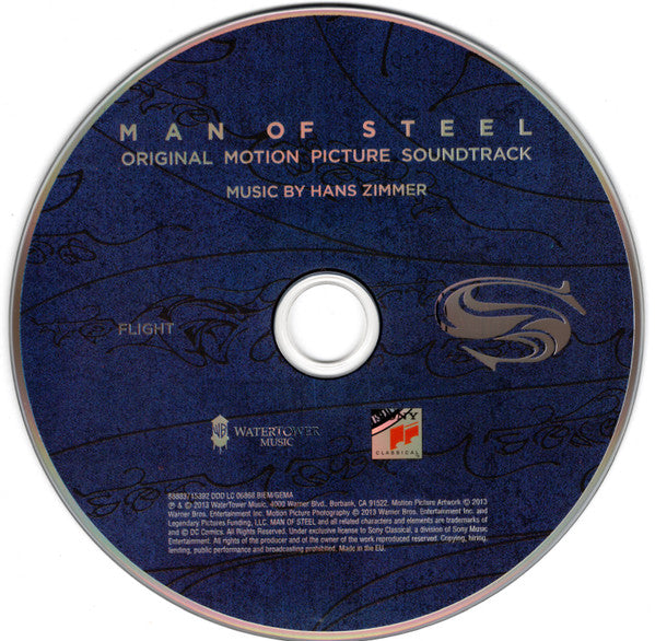 Hans Zimmer : Man Of Steel - Original Motion Picture Soundtrack (CD, Album)