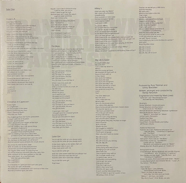 Randy Newman : Trouble In Paradise (LP, Album)