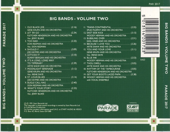 Various : Sounds Of The Big Bands Volume Two (CD, Album, Comp)