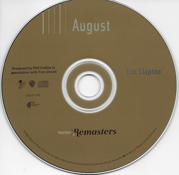 Eric Clapton : August (CD, Album, RE)
