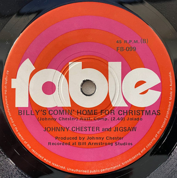 Johnny Chester & Jigsaw (17) : Shame And Scandal (In The Family) (7", Single)