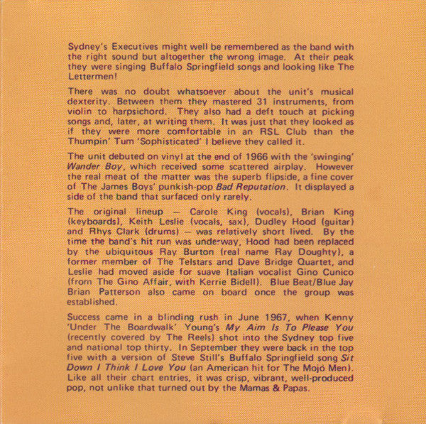 The Executives (3) : The Happening World Of The Executives (CD, Comp)