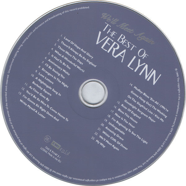 Vera Lynn : We'll Meet Again - The Best Of Vera Lynn (CD, Comp, RE, RP)
