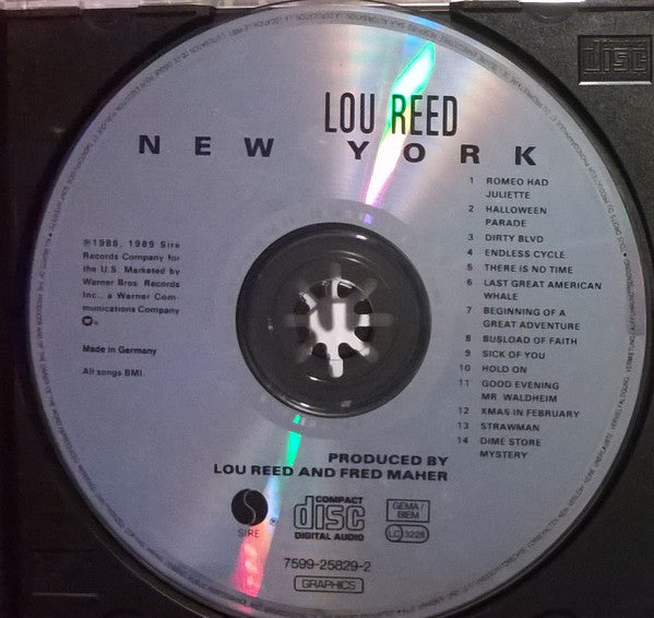 Lou Reed : New York (CD+G, Album)