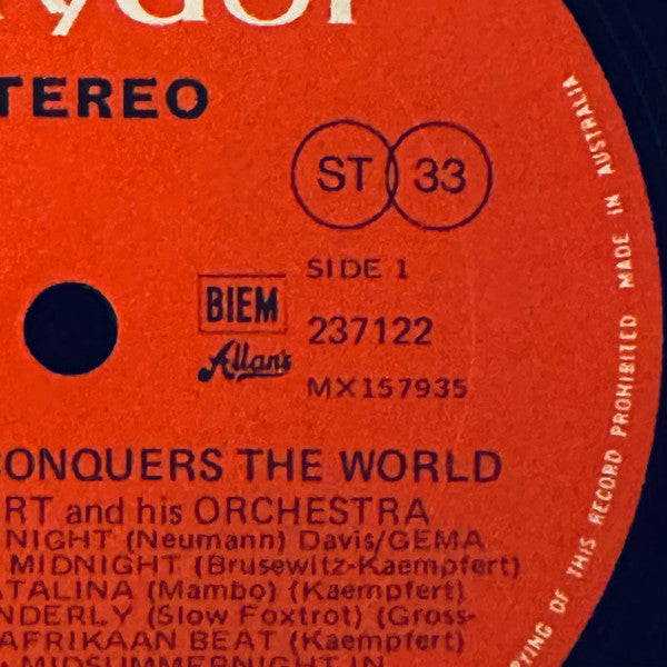 Bert Kaempfert & His Orchestra : A New Sound Conquers The World (LP, Comp)