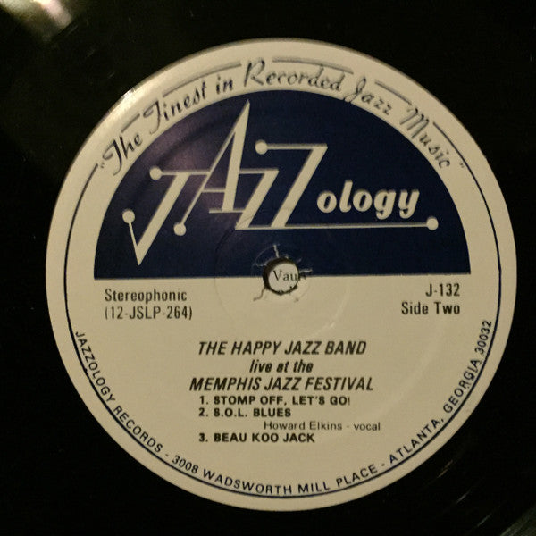 The Happy Jazz Band : Live At The Memphis Jazz Festival (LP)