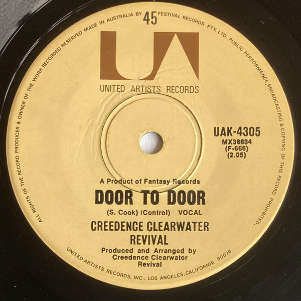 Creedence Clearwater Revival : Sweet Hitch-Hiker (7", Single)