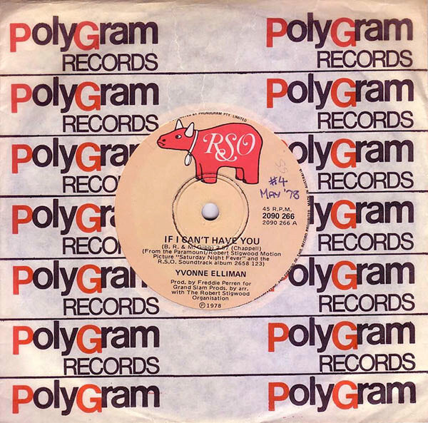 Yvonne Elliman : If I Can't Have You (7", Single)