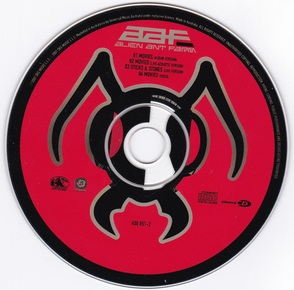 Alien Ant Farm : Movies (CD, Single, Enh)